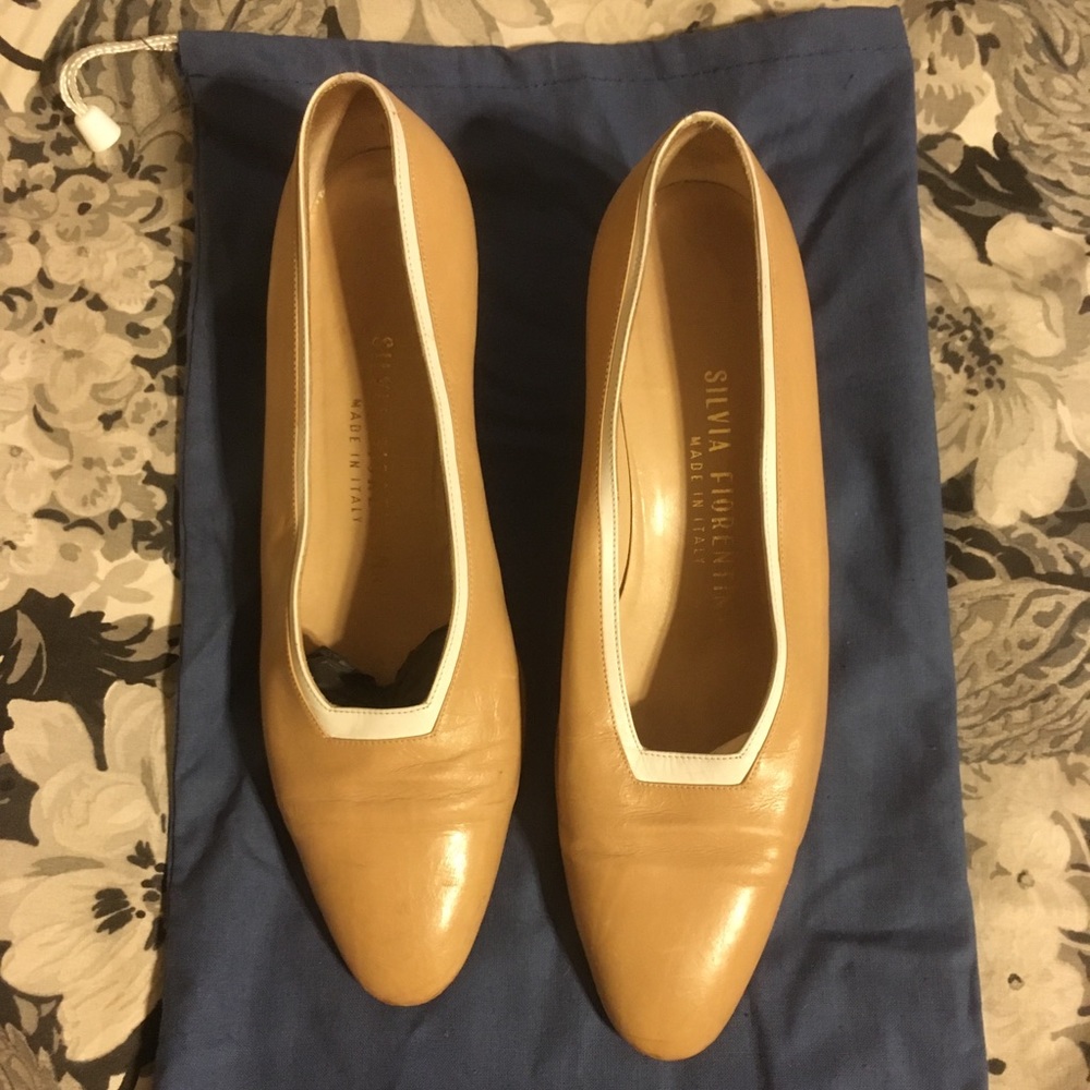 Classy Silvia Fiorentina tan heels